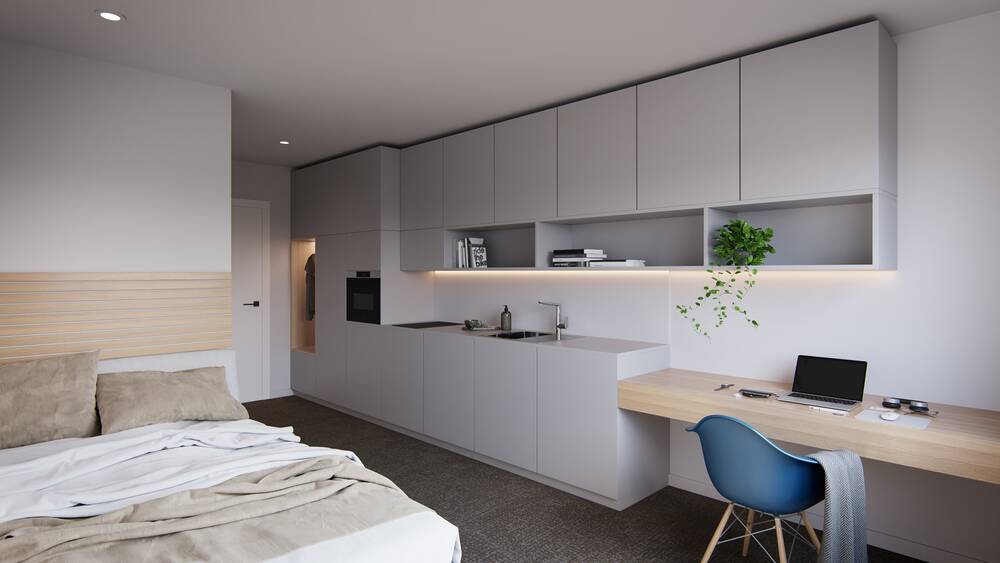 Studio à louer à Liège 4000 605.00€ 1 chambres 20.00m² - annonce 54097