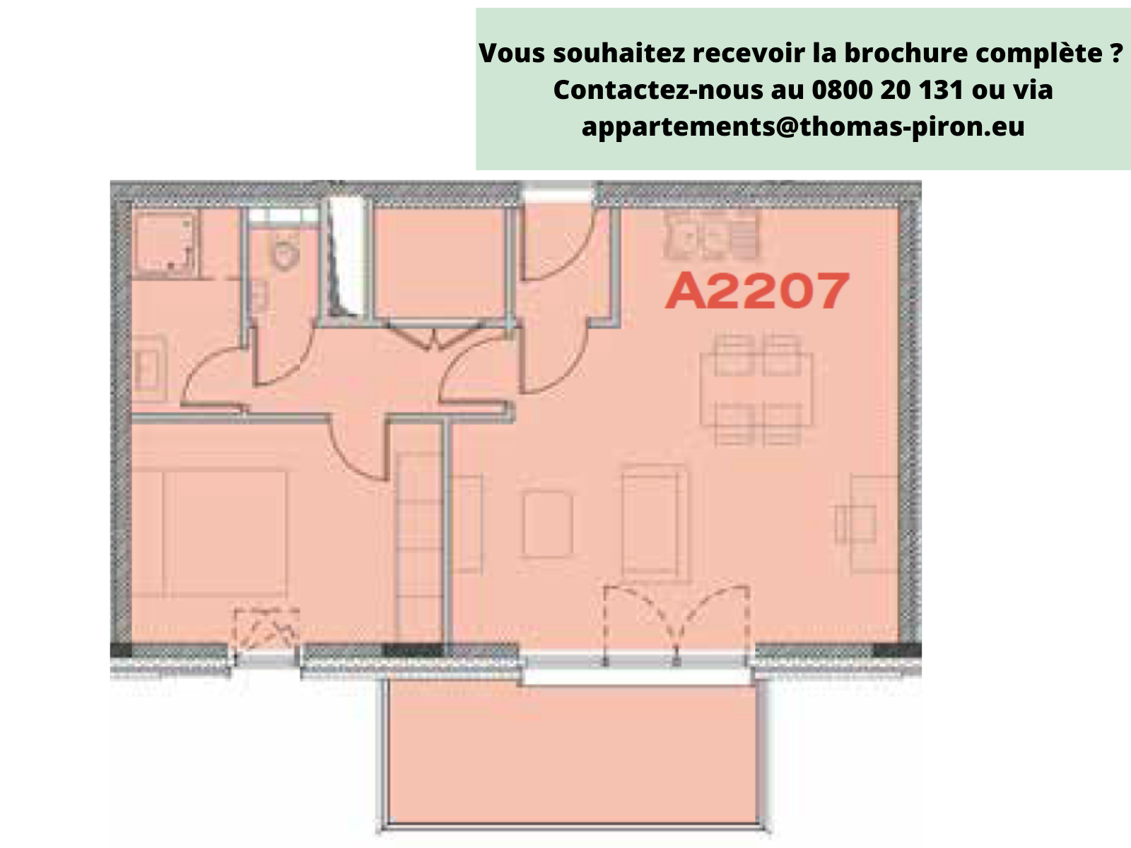Appartement à vendre à Seraing 4100 179000.00€ 1 chambres 62.00m² - annonce 66384