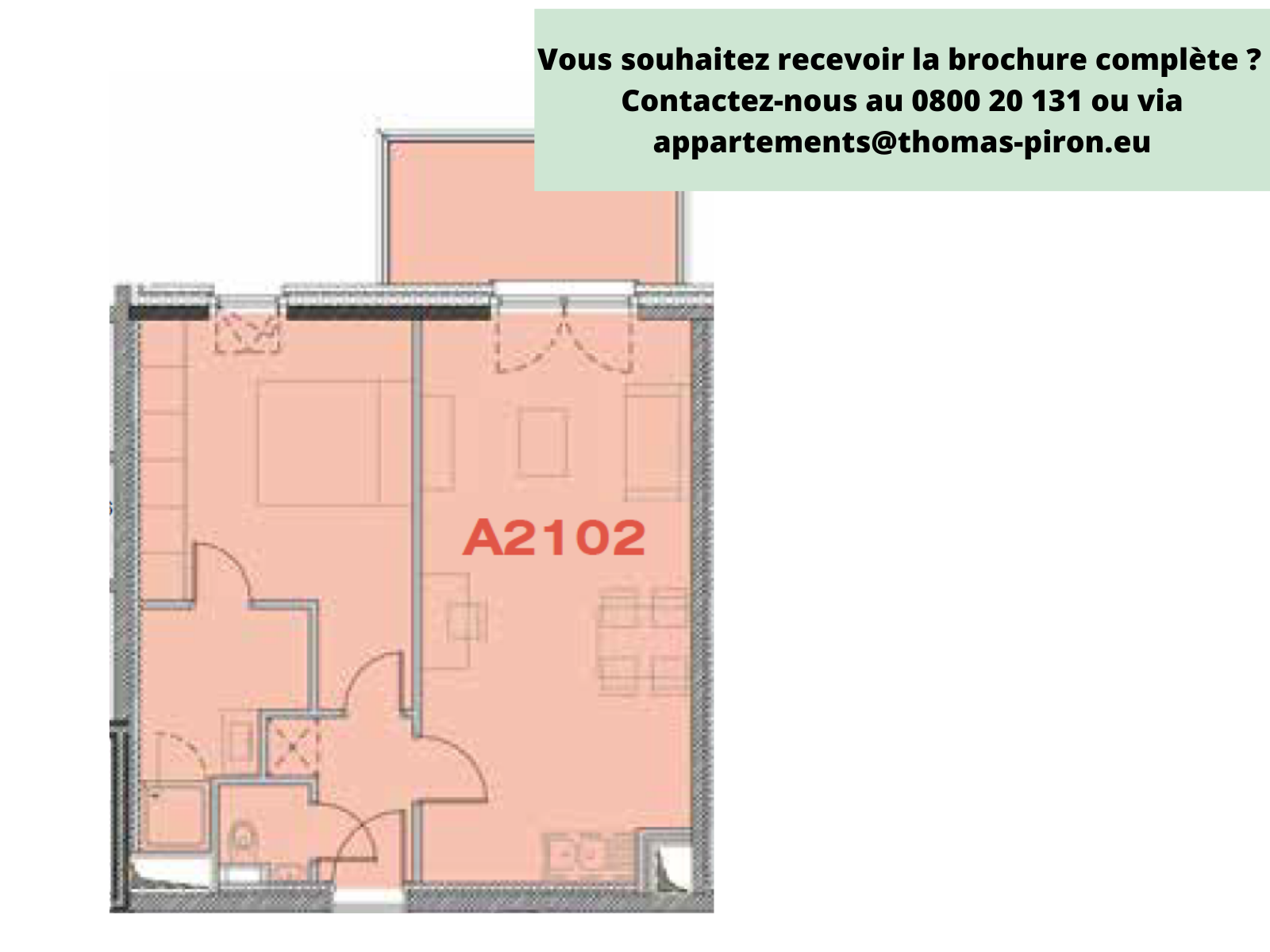 Appartement à vendre à Seraing 4100 162000.00€ 1 chambres 58.00m² - annonce 66566