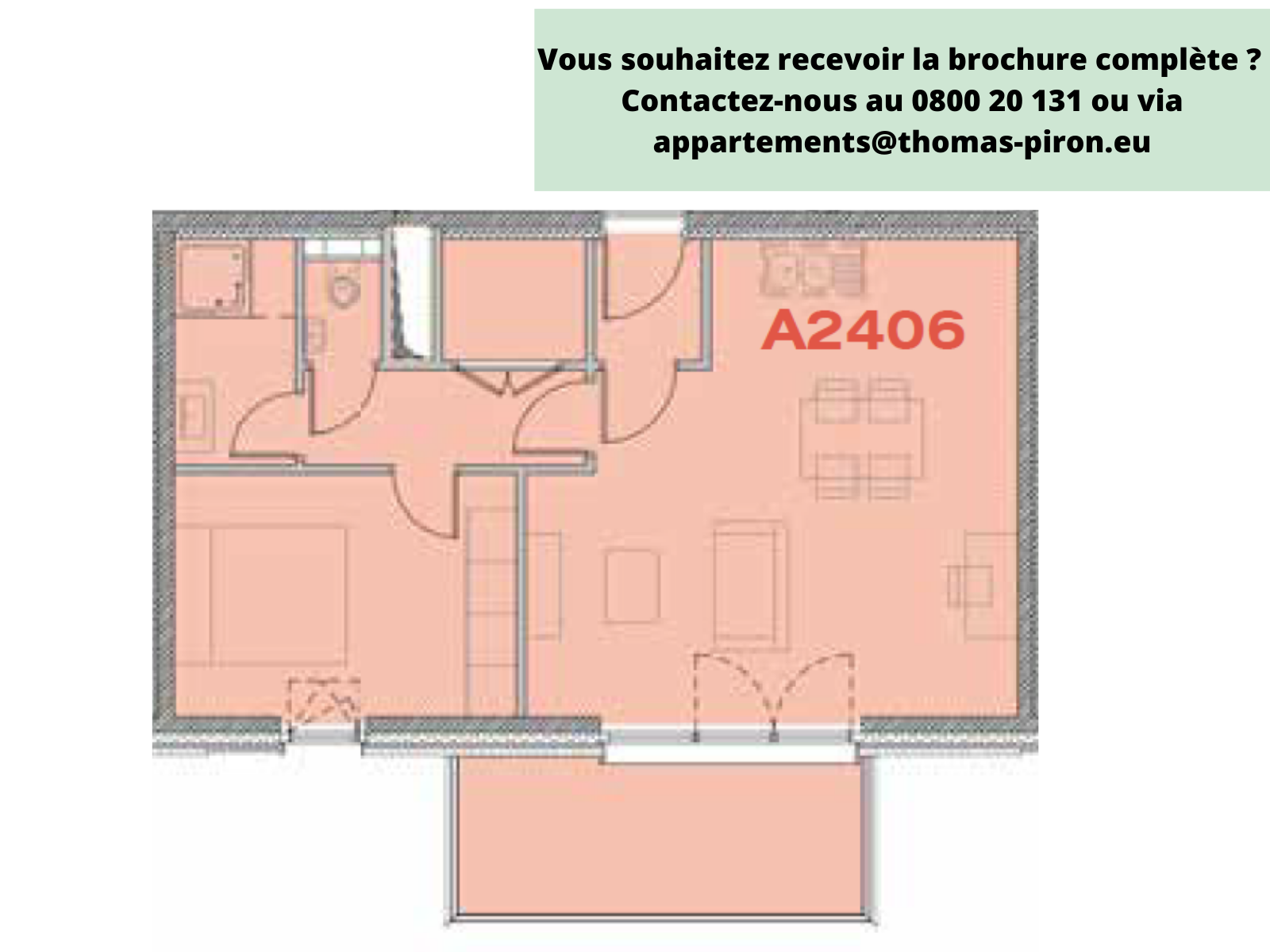 Appartement à vendre à Seraing 4100 187000.00€ 1 chambres 62.00m² - annonce 66378