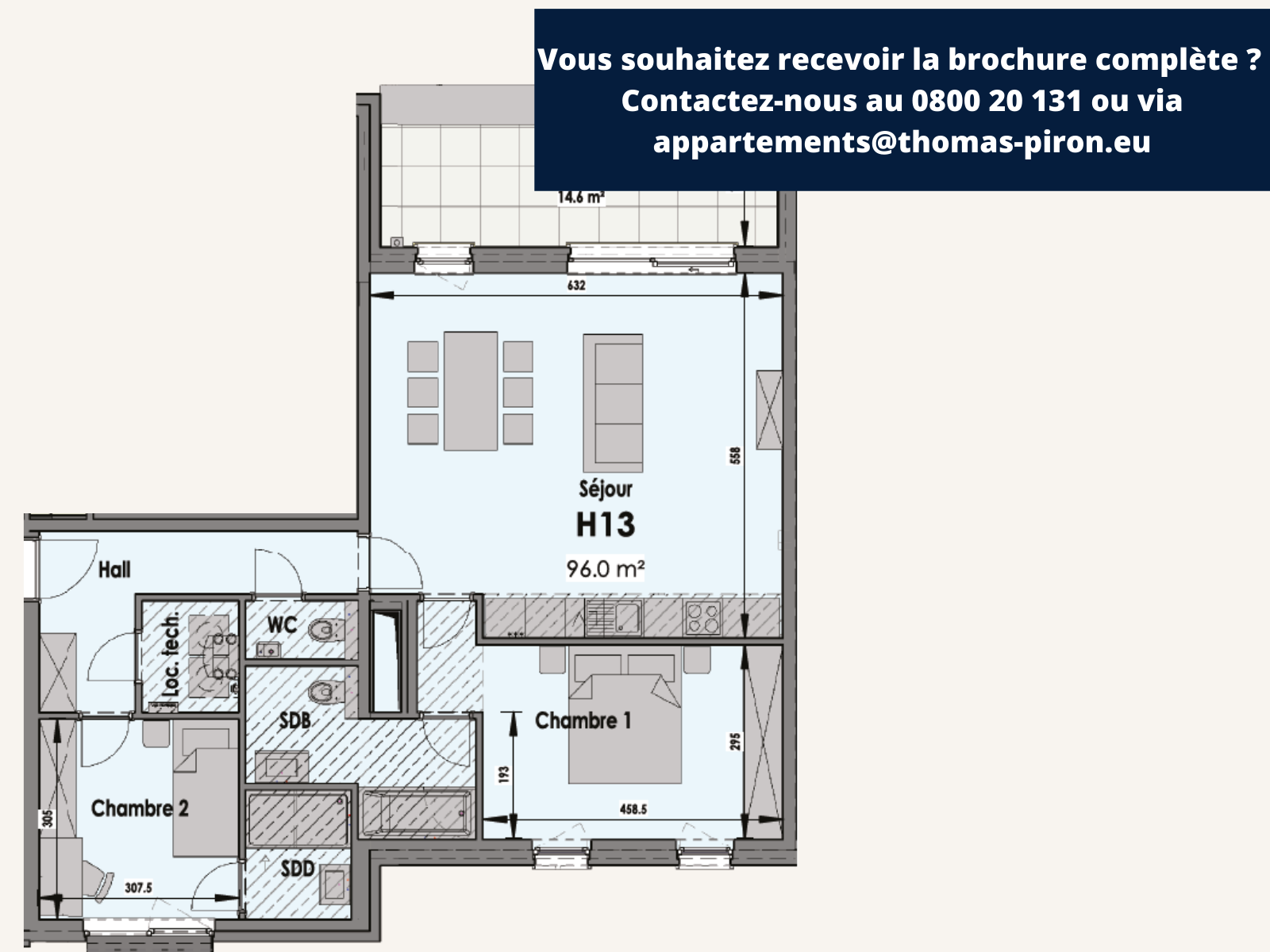 Appartement à vendre à Eupen 4700 0.00€ 2 chambres 96.00m² - annonce 108382