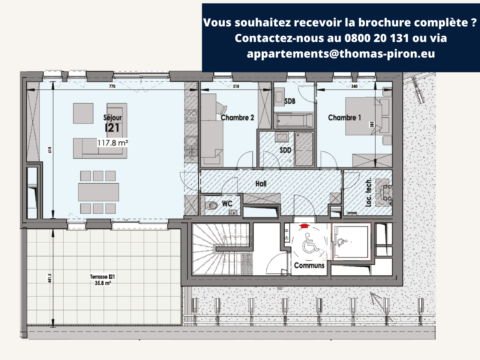 Appartement à vendre à Eupen 4700 0.00€ 2 chambres 118.00m² - annonce 108675